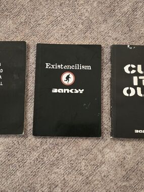 Banksy Original Self-Published Mini Book Trilogy Set